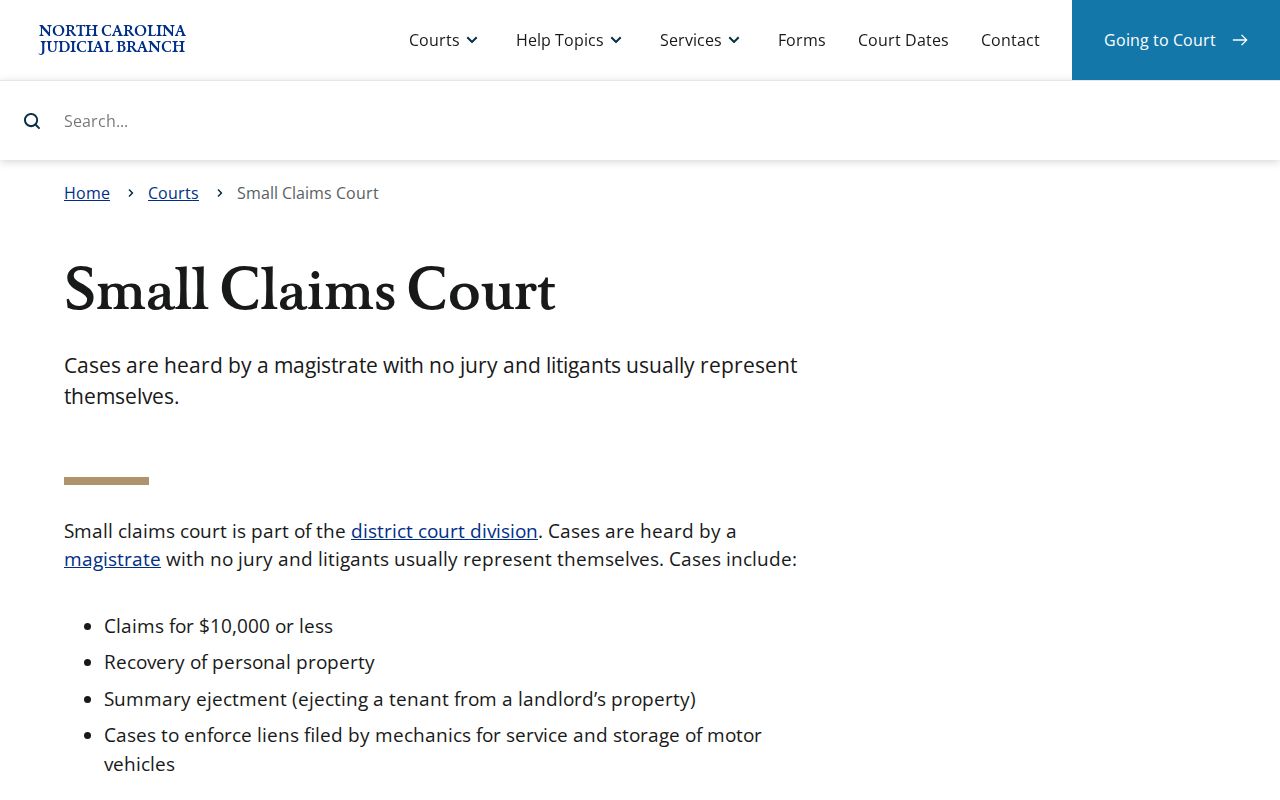Greene County civil docket reference showing magistrate small claims information