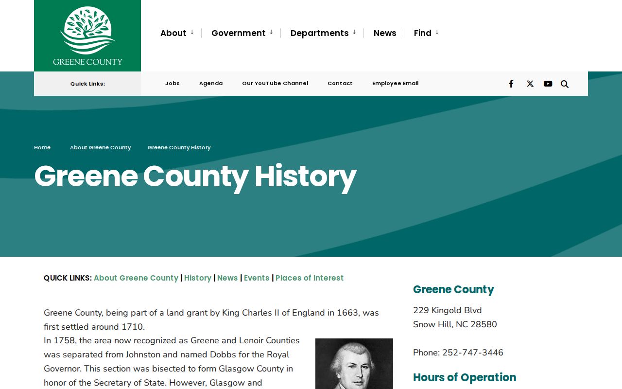 Greene County court docket history and courthouse record context